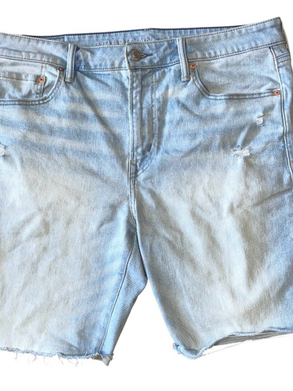 American Eagle Outfitters Airflex Light Blue Denim Shorts Mens Size 36 (V-1)